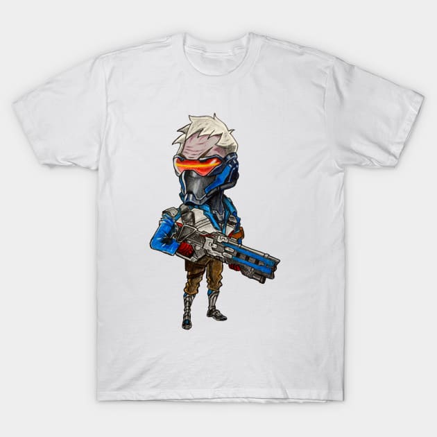 Soldier 76 T-Shirt by tabslabred